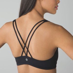 Lululemon Free To Be Bra Black SIZE 12